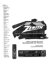 Zenith VR-C4265HF Owner's manual
