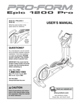 NordicTrack Commercial XM User manual