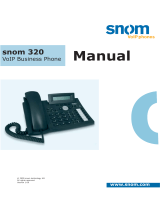 Snom 320 User manual