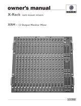 Crest Audio X-RACK XRM User manual