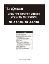 Zojirushi NL-AAC18 Owner's manual