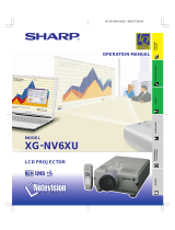 Sharp XG-NV6XU User manual