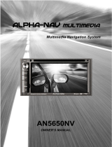 Alpha-nav AN5650NV Owner's manual