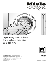 Miele W 931i WPS User manual