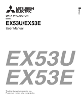 Mitsubishi Mitsubishi EX53U User manual