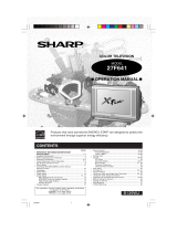 Sharp 27F641 Operation Manual User manual