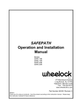 Wheelock SAFEPATH SAPE-2AB Installation guide