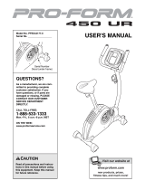Pro-Form 450 Ur Bike User manual