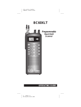 Uniden BC60XLT User manual