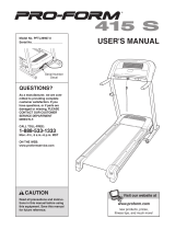 Pro-Form 415 S User manual