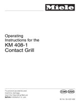Miele KM408 User manual