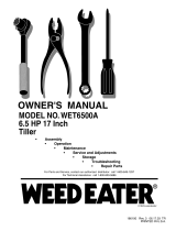 Weed Eater WET6500A User manual