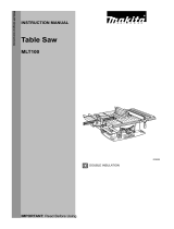 Makita MLT100 User manual