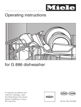 Miele G886 User manual