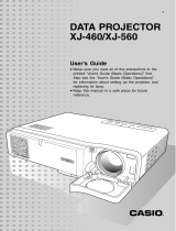 Casio XJ-560 User manual