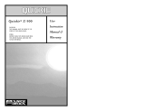 Sunrise Medical Z-500 User manual