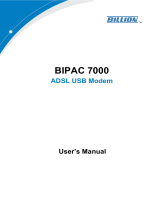 Billion Electric Company 7000 User manual