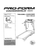 Pro-Form Crosswalk 395 User manual