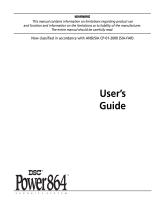DSC Power864 User manual