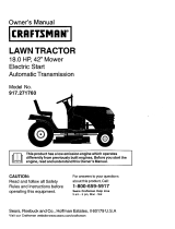 Craftsman 917271760 Owner's manual