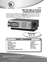 Radio Shack Desktop Radio Scanner User manual