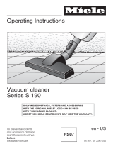 Miele Vacuum Cleaner User manual