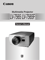 Canon lv 7565 User manual