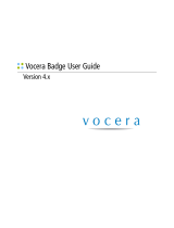 Vocera B2000 User manual