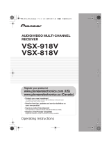 Pioneer VSX-918V-K User manual