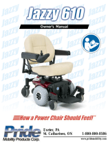 Pride Mobility Jazzy 610 Series Owner's manual