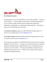 Sceptre X23 User manual