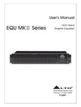 Alto EQU131-MKII User manual