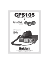 Uniden GPS105 User manual