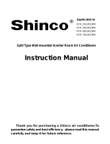 Shinco KFR-25GWZ-BM Owner's manual