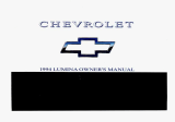Chevrolet Lumina User manual