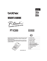 Brother P-Touch E300 User manual