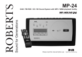 Roberts MP-30FM RDS/MP3/WMA/DAB Digital Radio MP-30 User manual