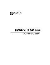 BOXLIGHT CD-725c User manual