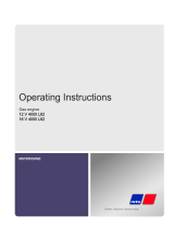 MTU 12 V 4000 L62 Operating instructions