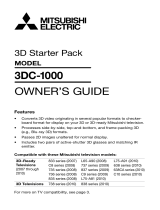 Mitsubishi 3DC-1000 User manual