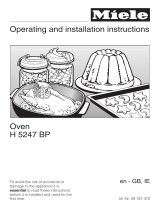 Miele H 5247 BP User manual