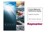 Raymarine C120W Installation guide