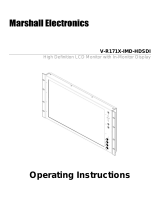 Marshall Electronics V-R171X-IMD-HDSDI User manual