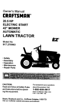 Craftsman EZ3 917.270963 User manual