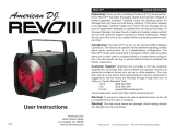 American DJ Revo III User manual