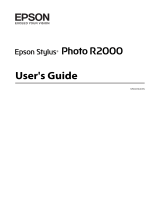 Epson Stylus Photo R2000 User manual