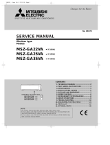 Mitsubishi MSZ-GA25VA User manual