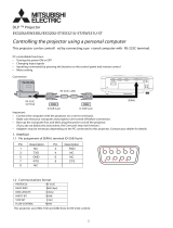 Mitsubishi Electric DLP EX321U-ST User manual