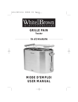 WHITE BROWN TA 673 User manual