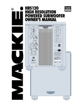 Mackie HRS120 User manual